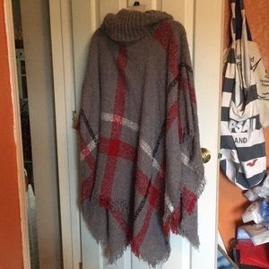 Poncho thick and warm!